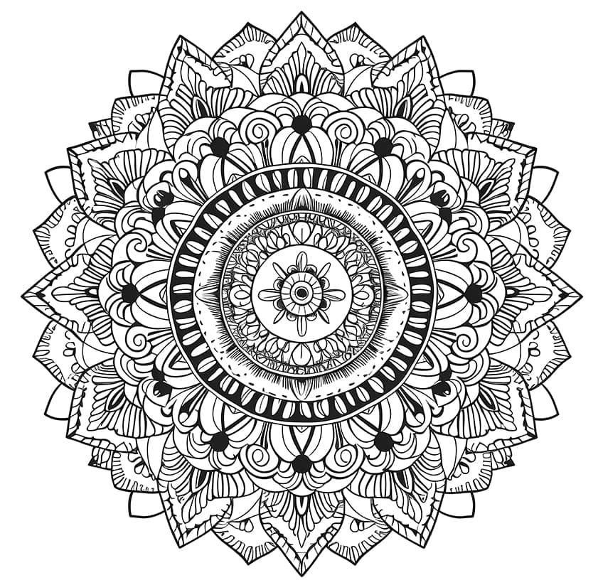 Mandala coloring pages