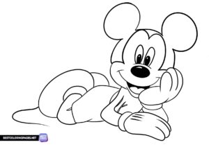 Mickey mouse coloring pages