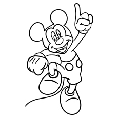 Top free printable mickey mouse coloring pages online