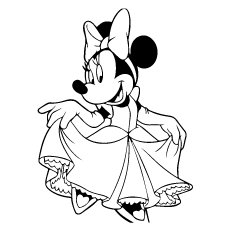 Top free printable cute minnie mouse coloring pages online
