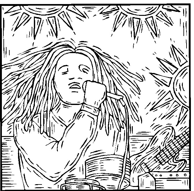 People coloring page