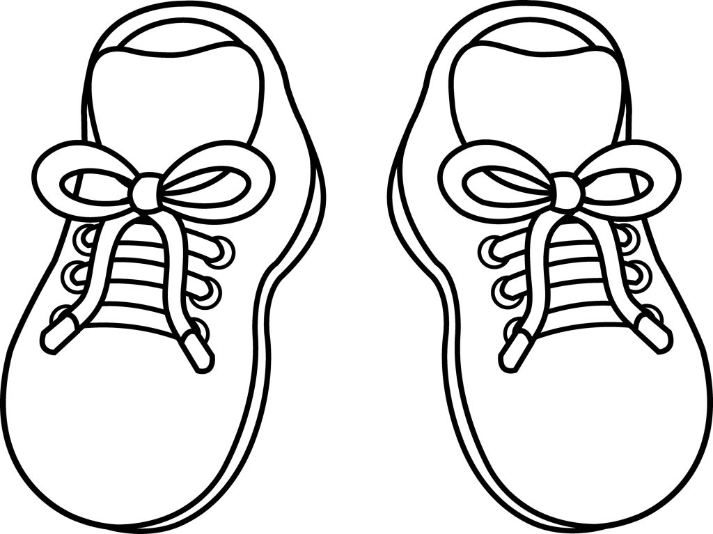 Shoes coloring pages