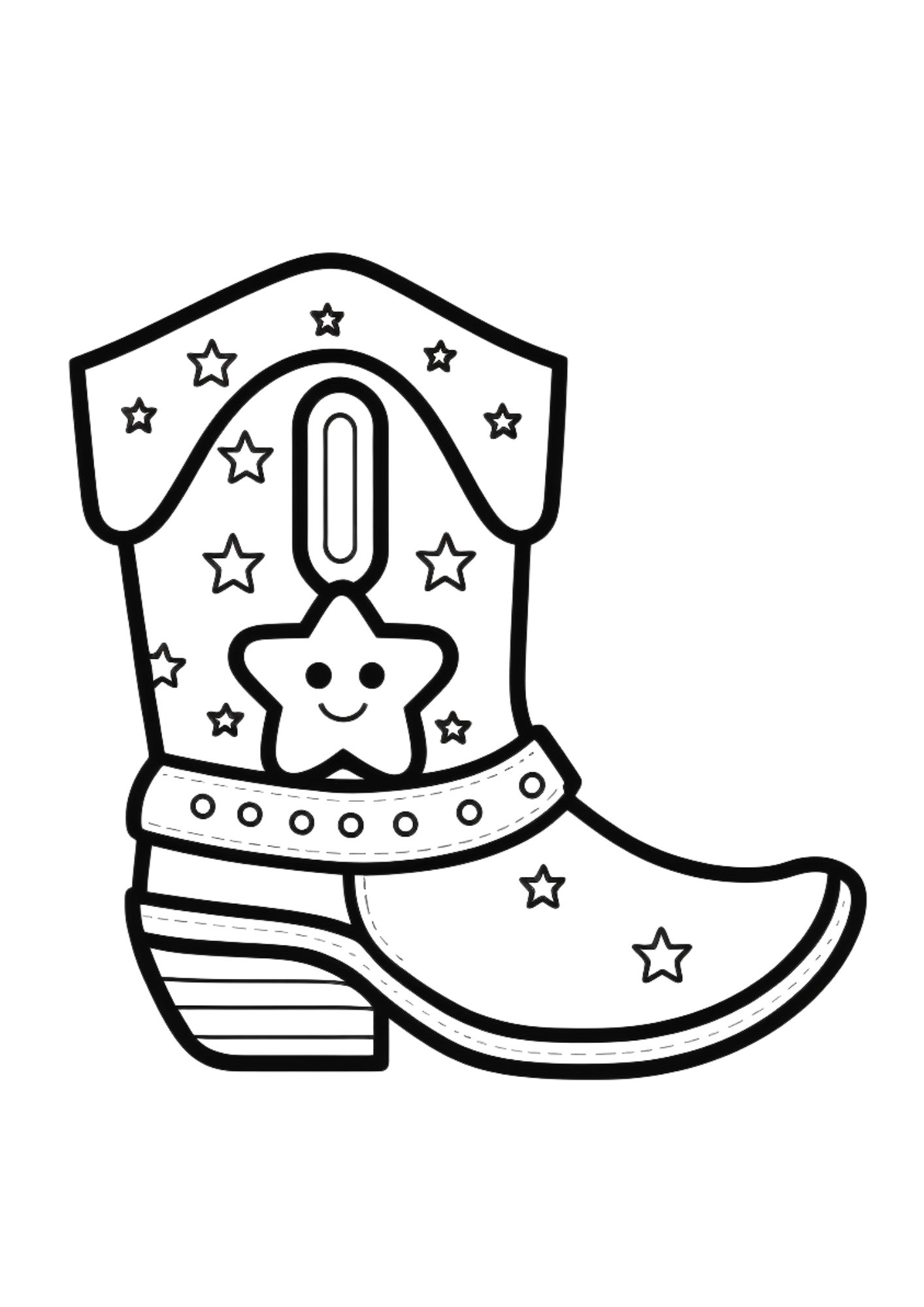 Printable shoe coloring pages for all ages