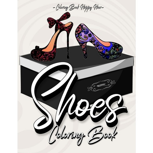 Shoes coloring book