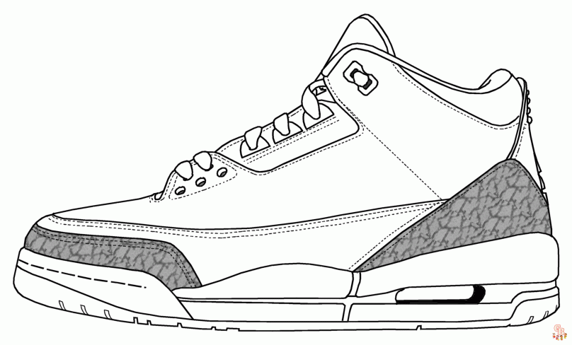 The best shoe coloring pages for kids
