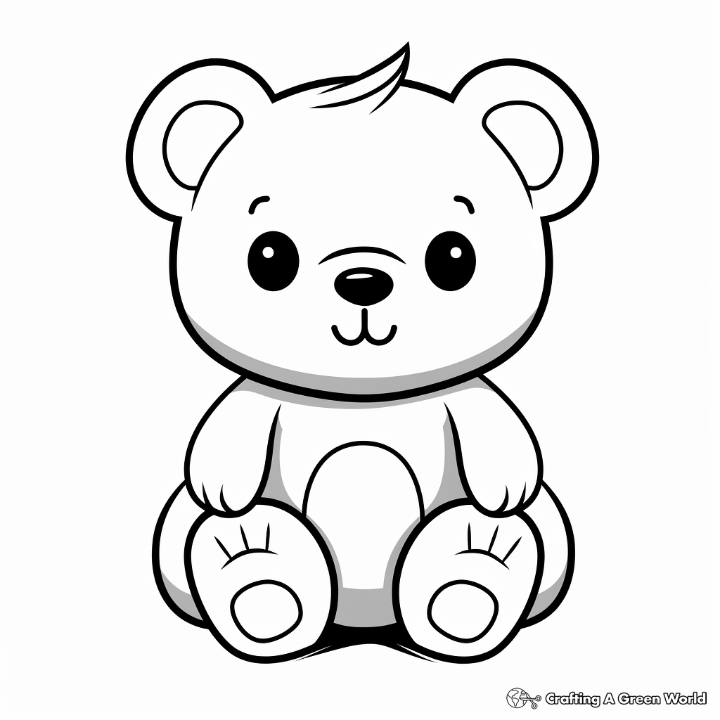 Teddy bear coloring pages