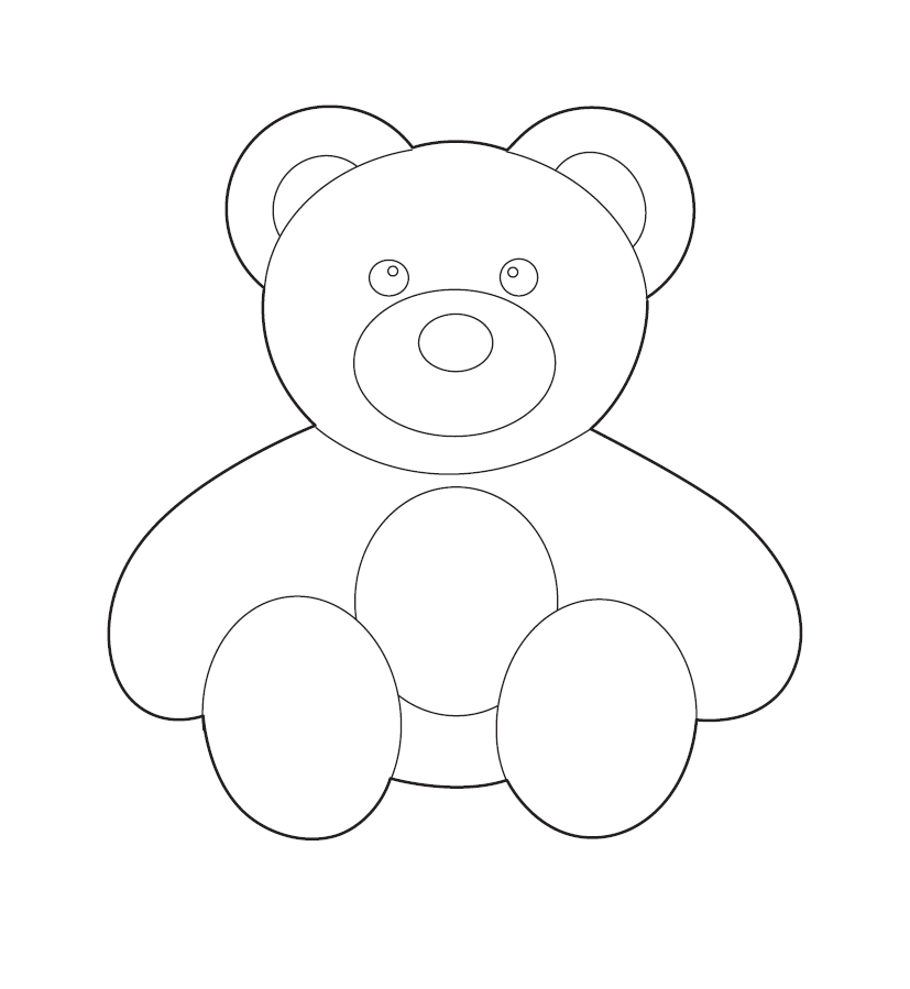 Free printable teddy bear colouring image free colouring book for ch â monkey pen store