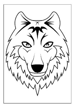 Unleash creativity with printable wolf coloring pages