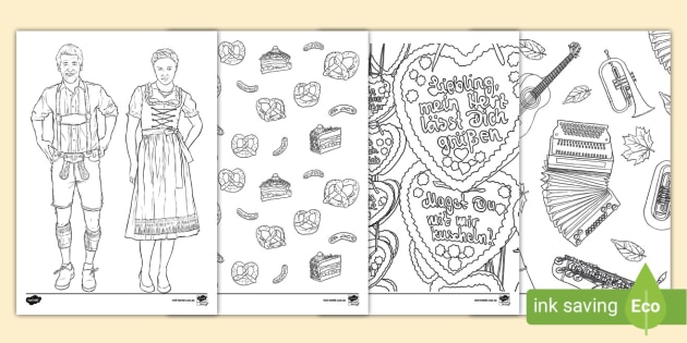 Oktoberfest louring sheet teacher made