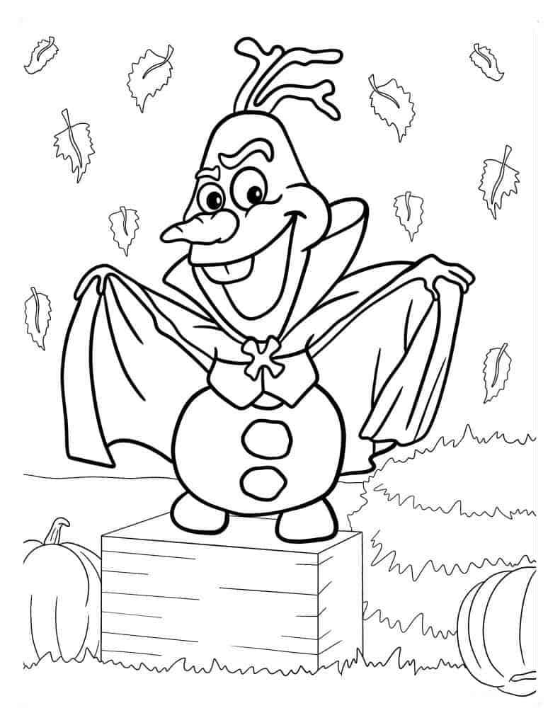 Olaf coloring pages by coloringpageswk on