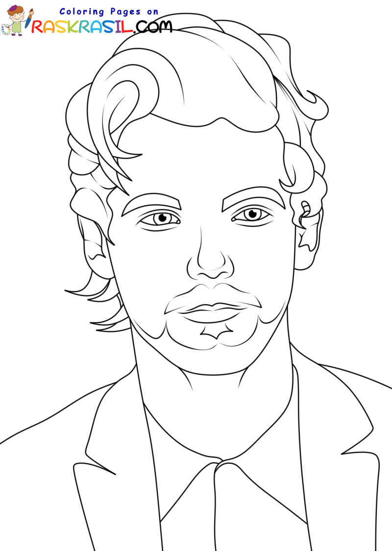 One direction coloring pages