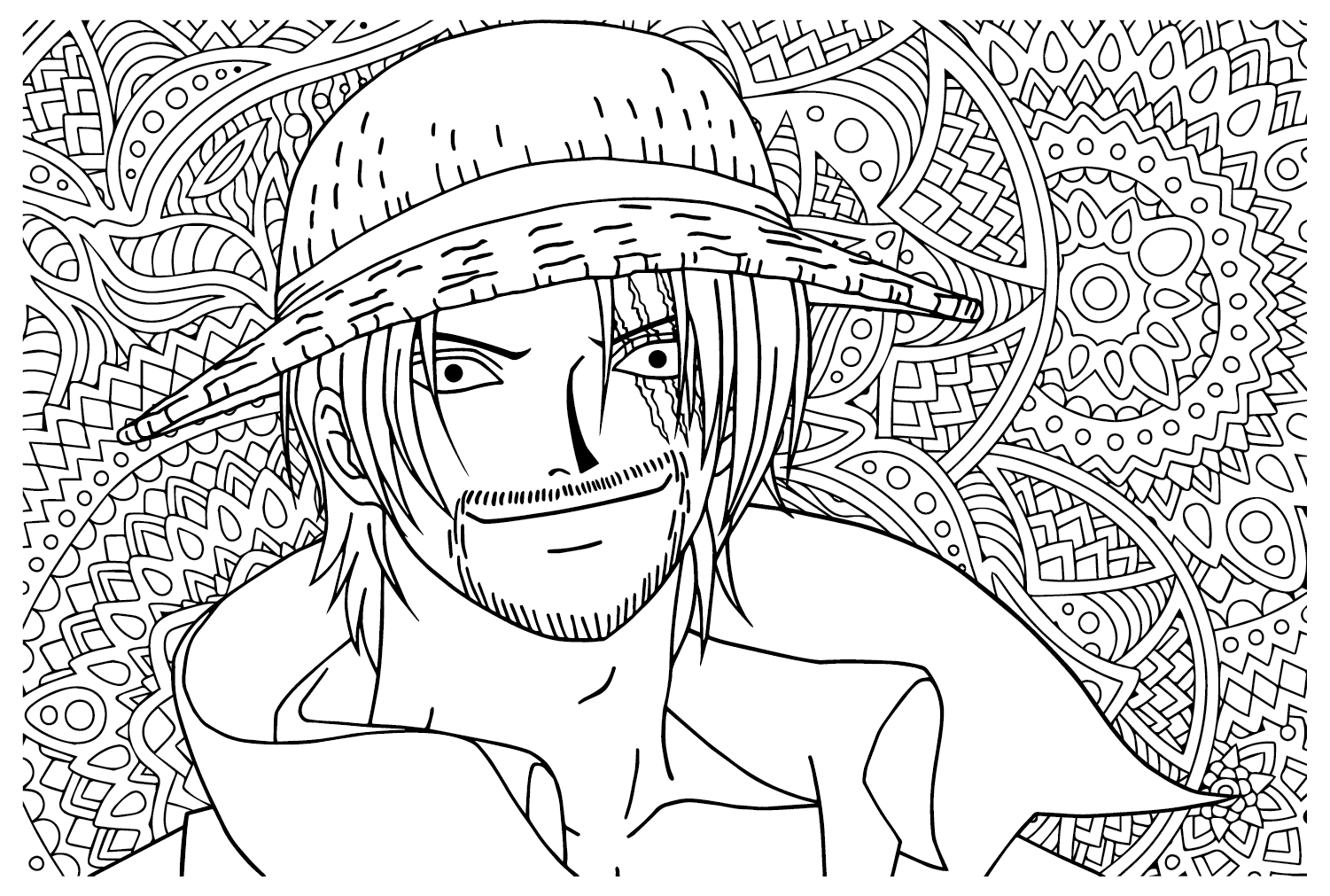 Shanks coloring pages