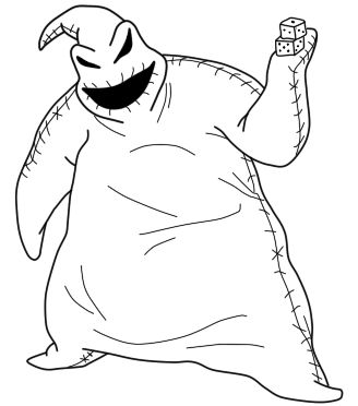 Nightmare before christmas oogie boogie coloring pageâ nightmare before christmas tattoo nightmare before christmas drawings nightmare before christmas pictures