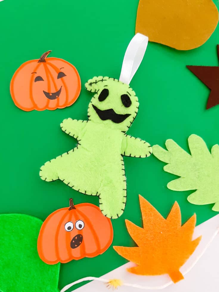 Diy oogie boogie ornament