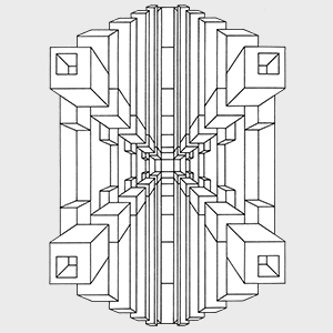 Visual illusions coloring book dover design coloring books spyros horemis books
