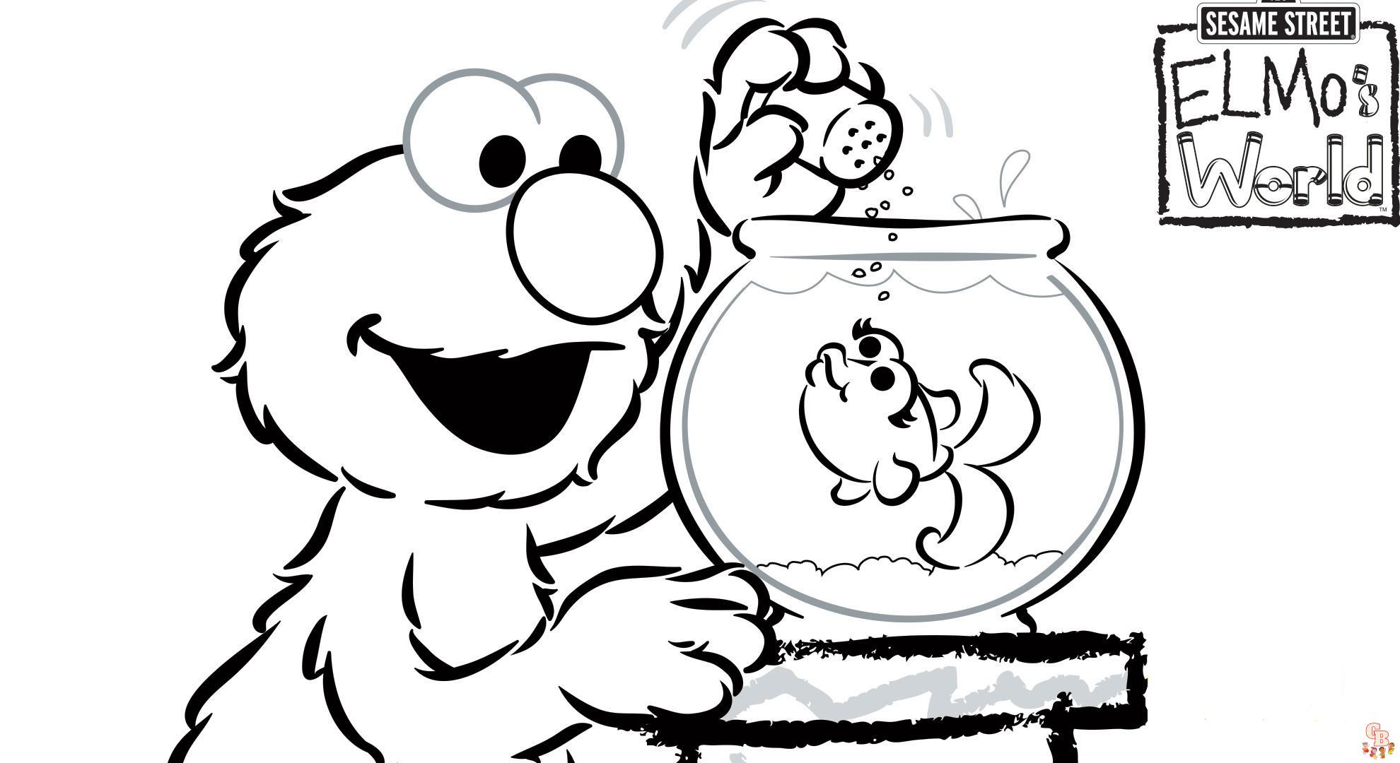Printable sesame street coloring pages