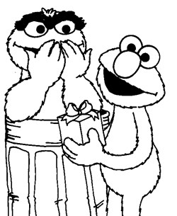 Sesame street coloring pages all kids network