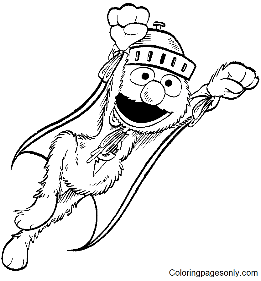 Grover coloring pages printable for free download