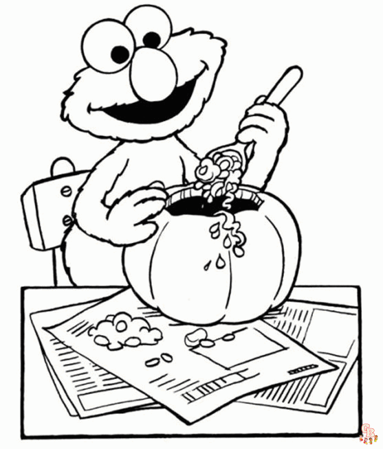 Elmo coloring pages free printable pages for kids