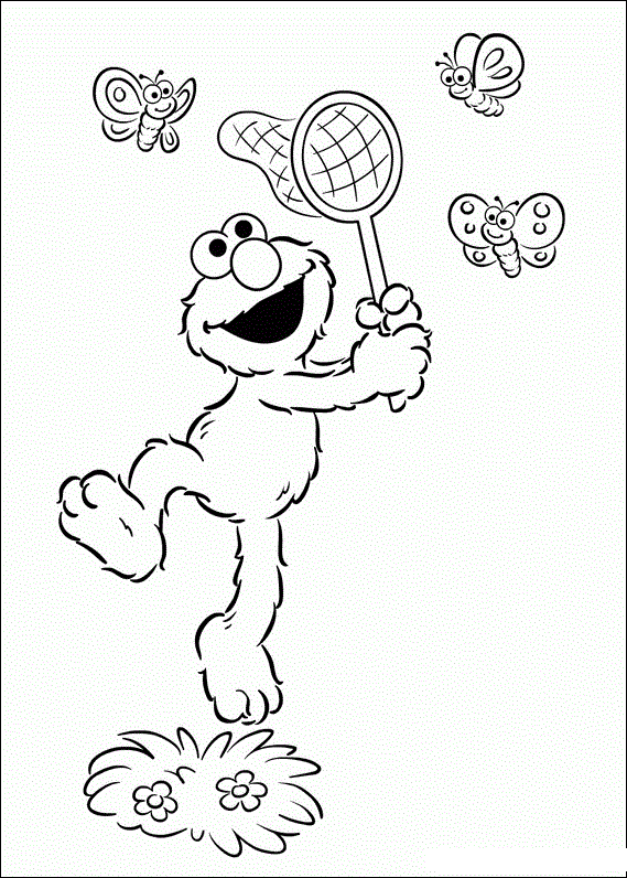 Free printable elmo coloring pages for kids