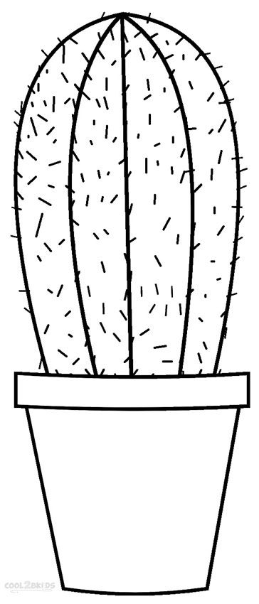 Printable cactus coloring pages for kids coolbkids coloring pages for kids coloring pages cactus craft