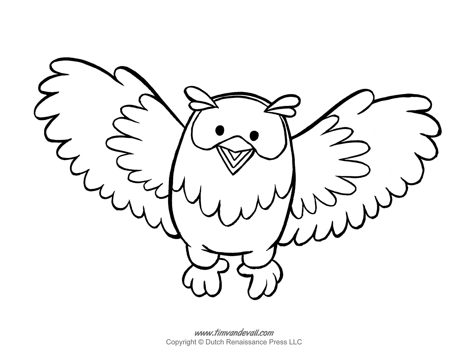 Printable owl template â tims printables