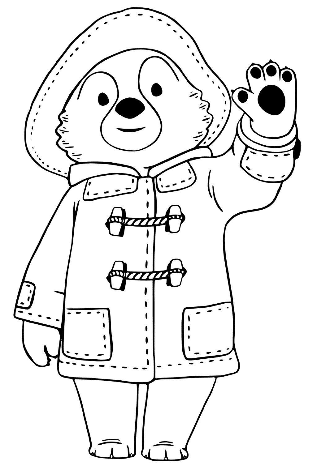 Paddington paddington bear party bear coloring pages bear card