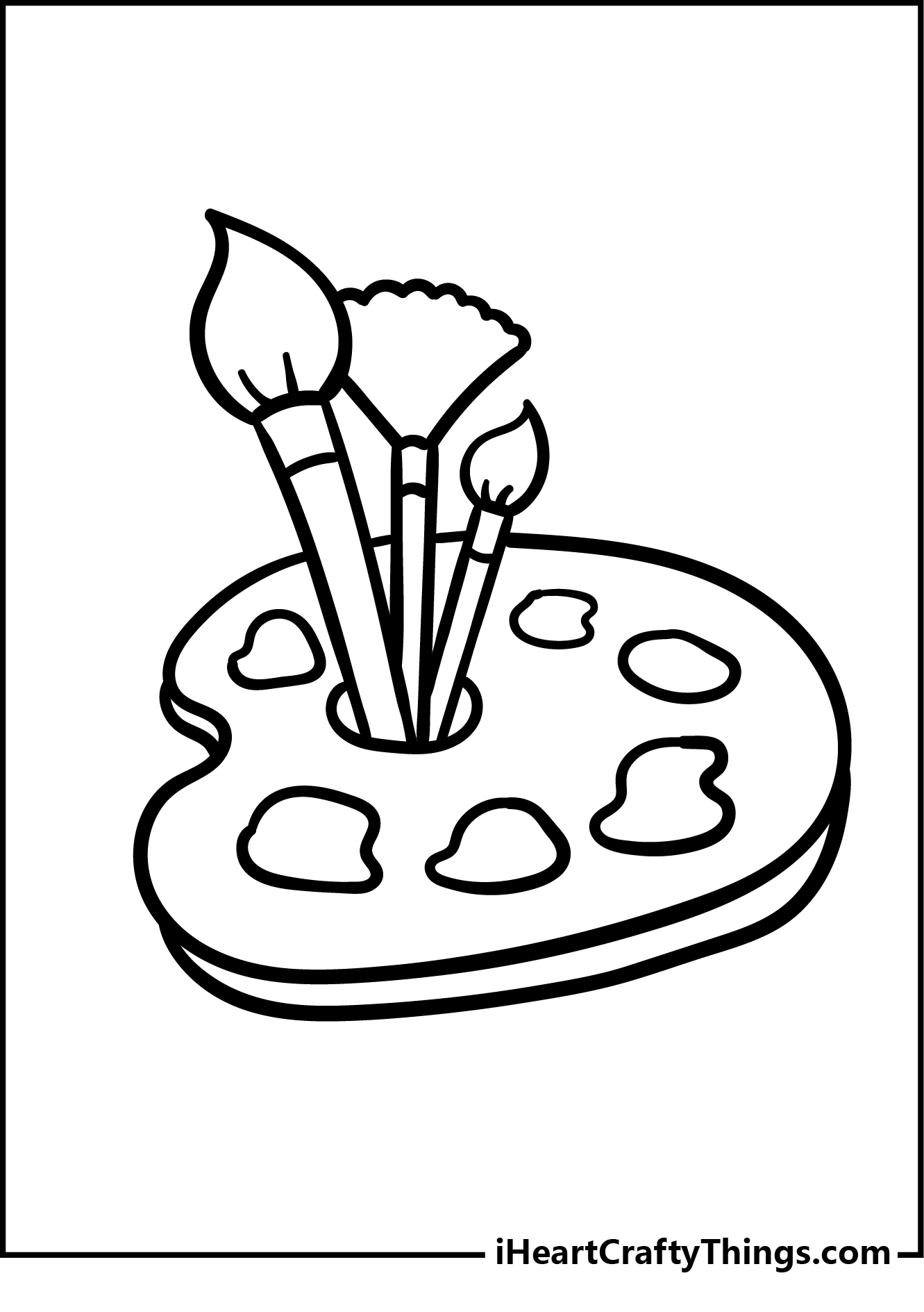 Painting coloring pages free printables