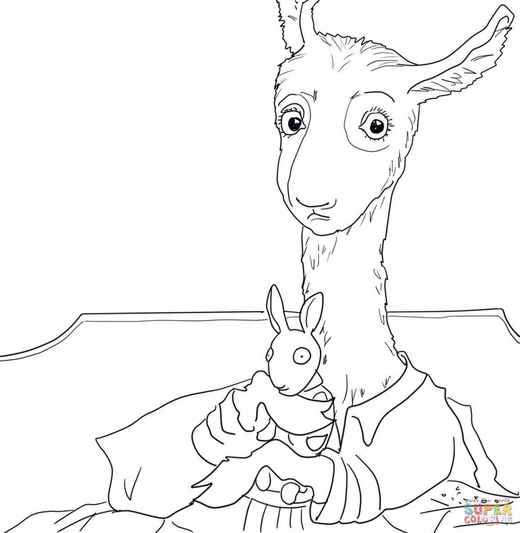 Llama llama red pajama free printable coloring pages pajama day