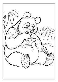 Turn your stress into art with our printable panda coloring pages collection