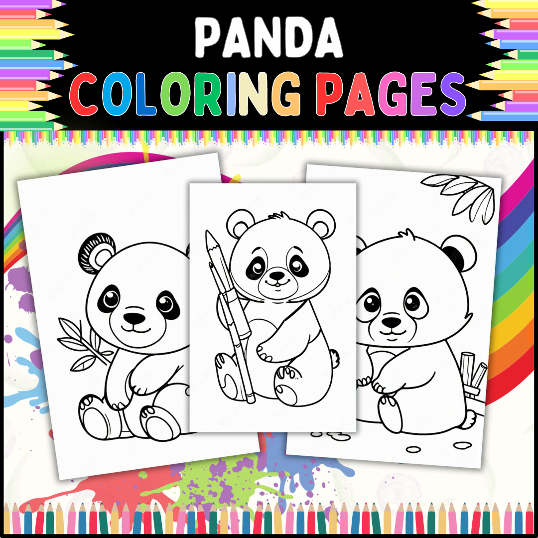 Panda coloring sheets for kids classroom preschool to th grade homeschool made by teachers