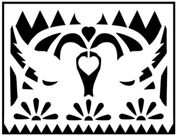 Papel picado coloring sheets