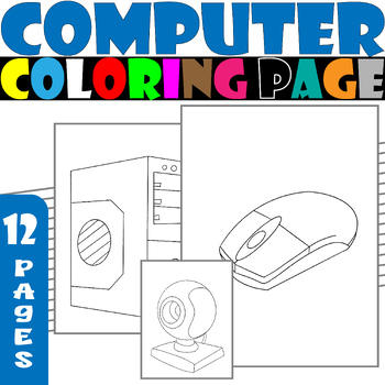Puter coloring sheet tpt