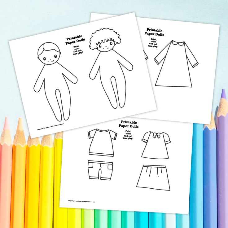 Printable paper dolls