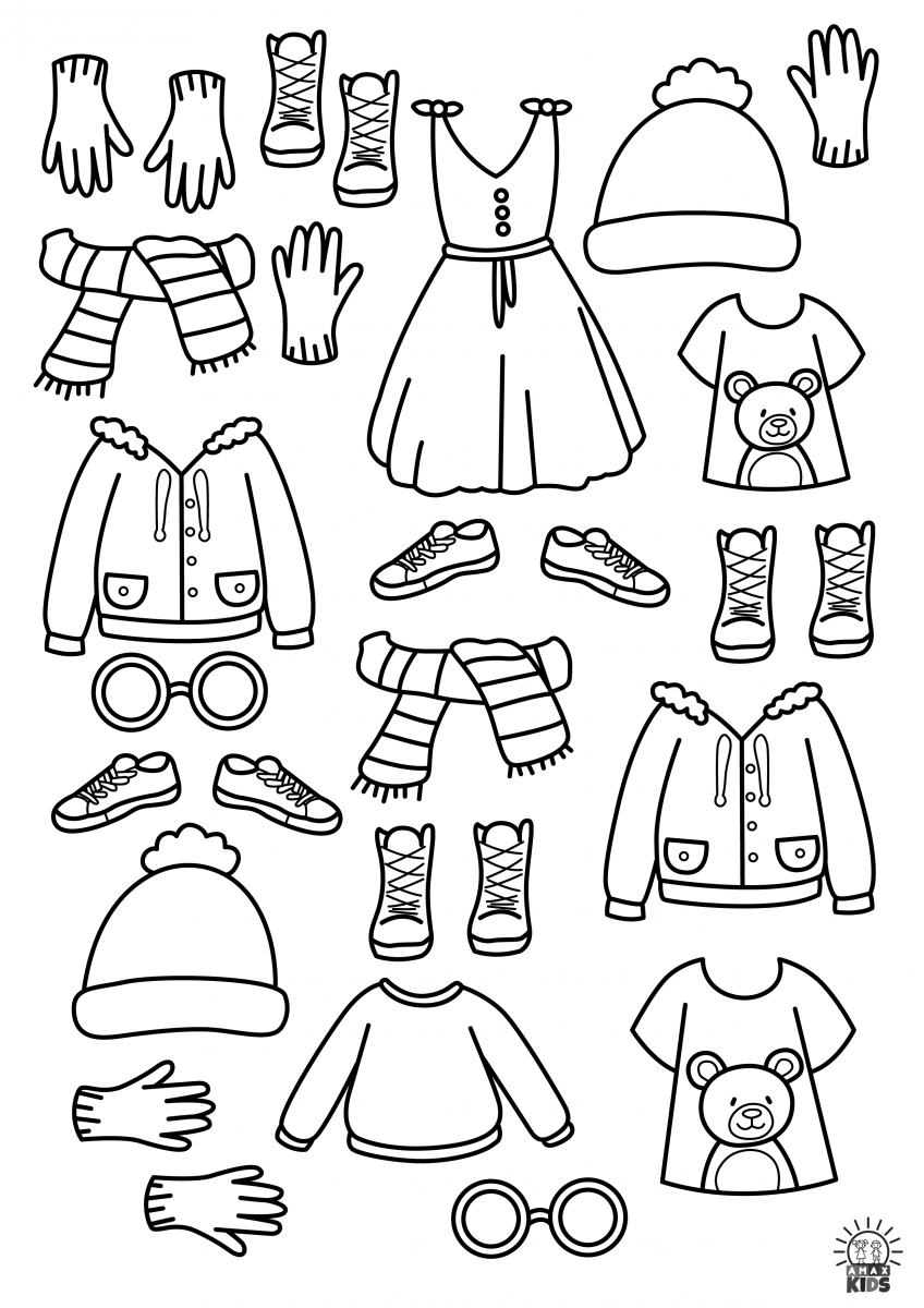 Printable dress up paper dolls â family amax kids