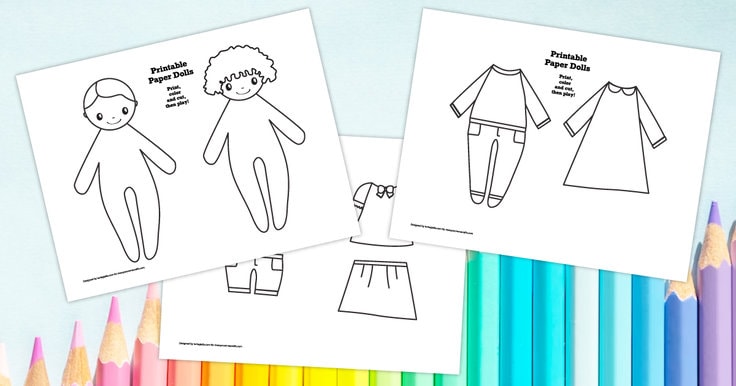 Printable paper dolls