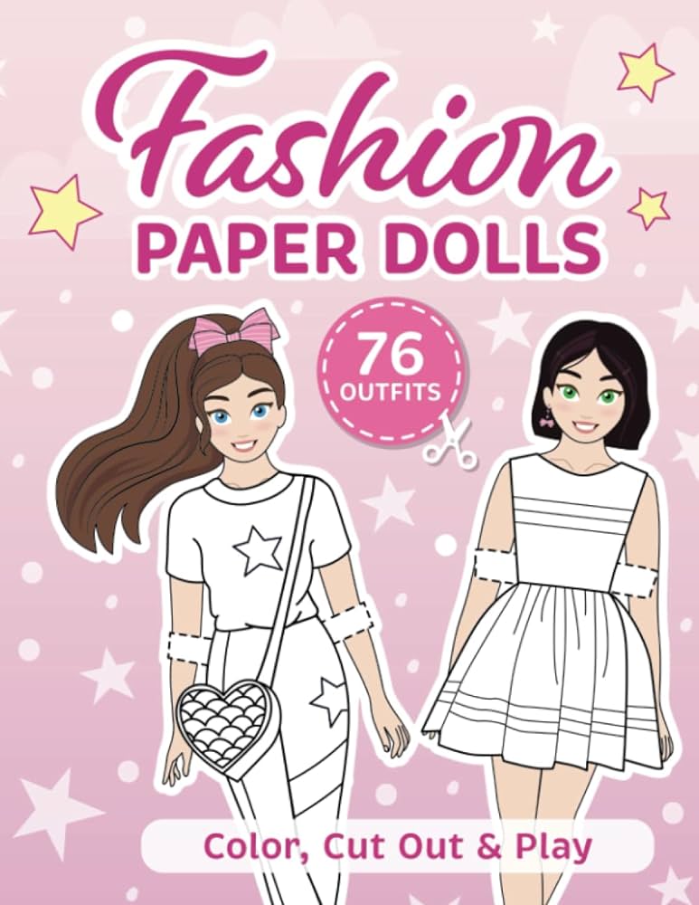 Cut out paper dolls loring by lucky designs mpany inc