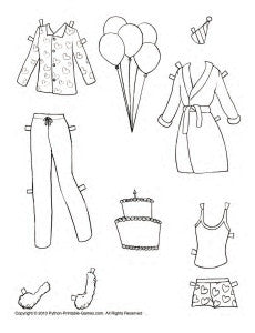 Printable paper dolls â printable games