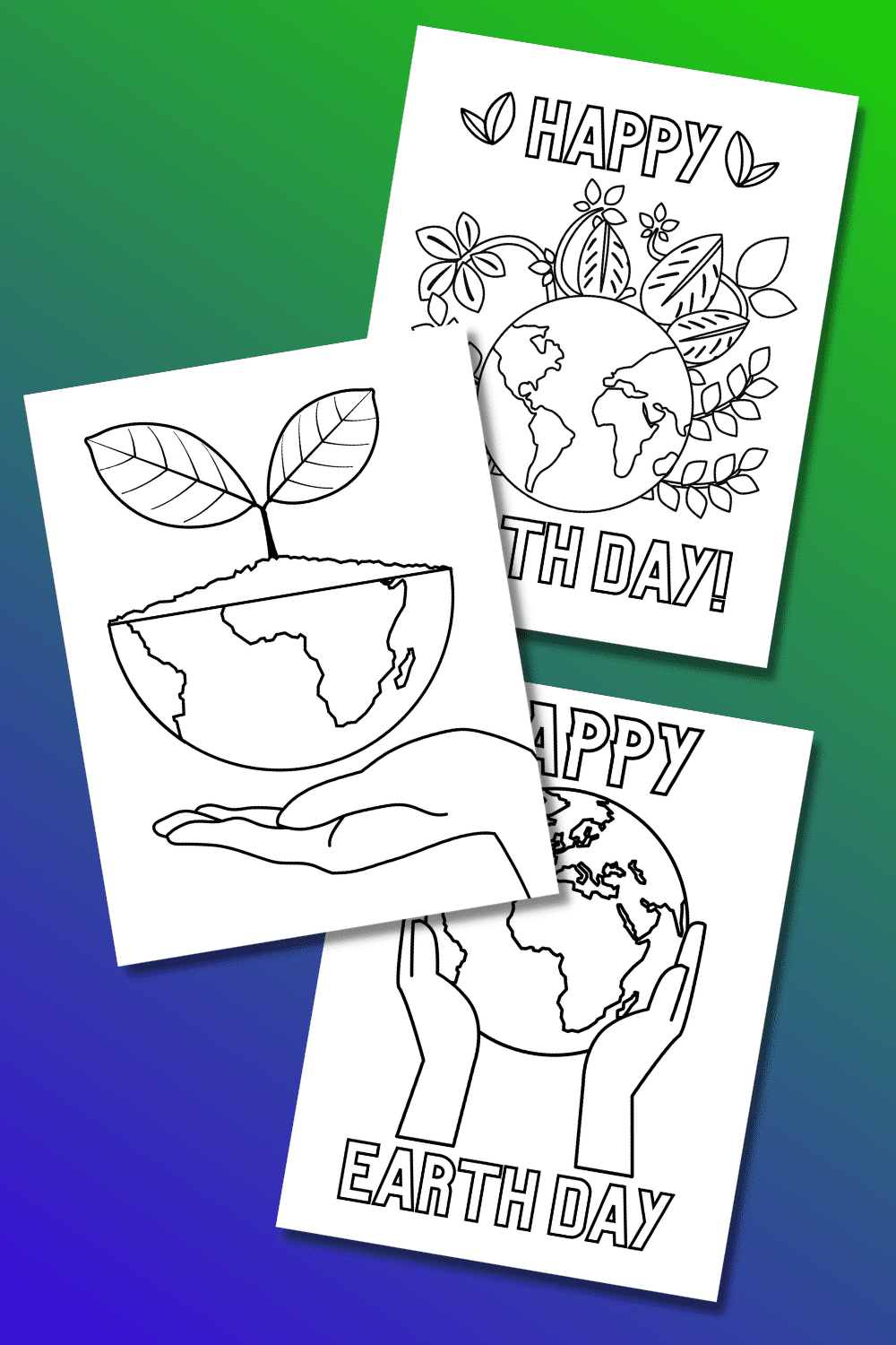 Free printable earth day coloring pages for kids
