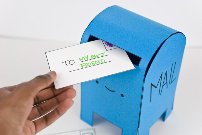 Pretend play with a printable happy mail box handmade charlotte