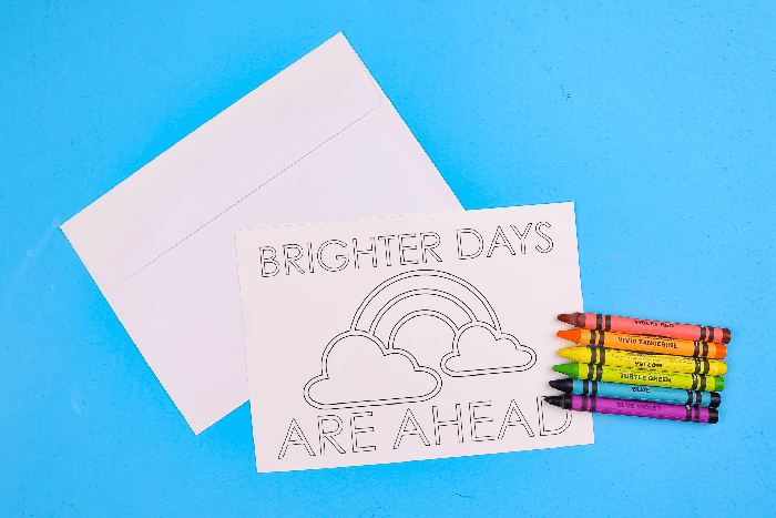 Printable coloring page happy mail printables mad in crafts