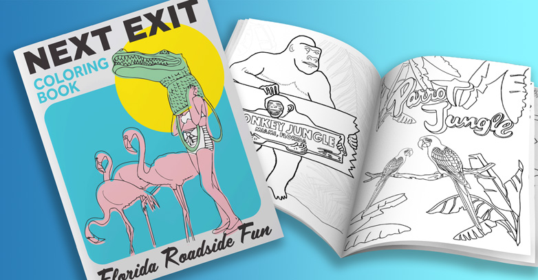 Coloring book printing