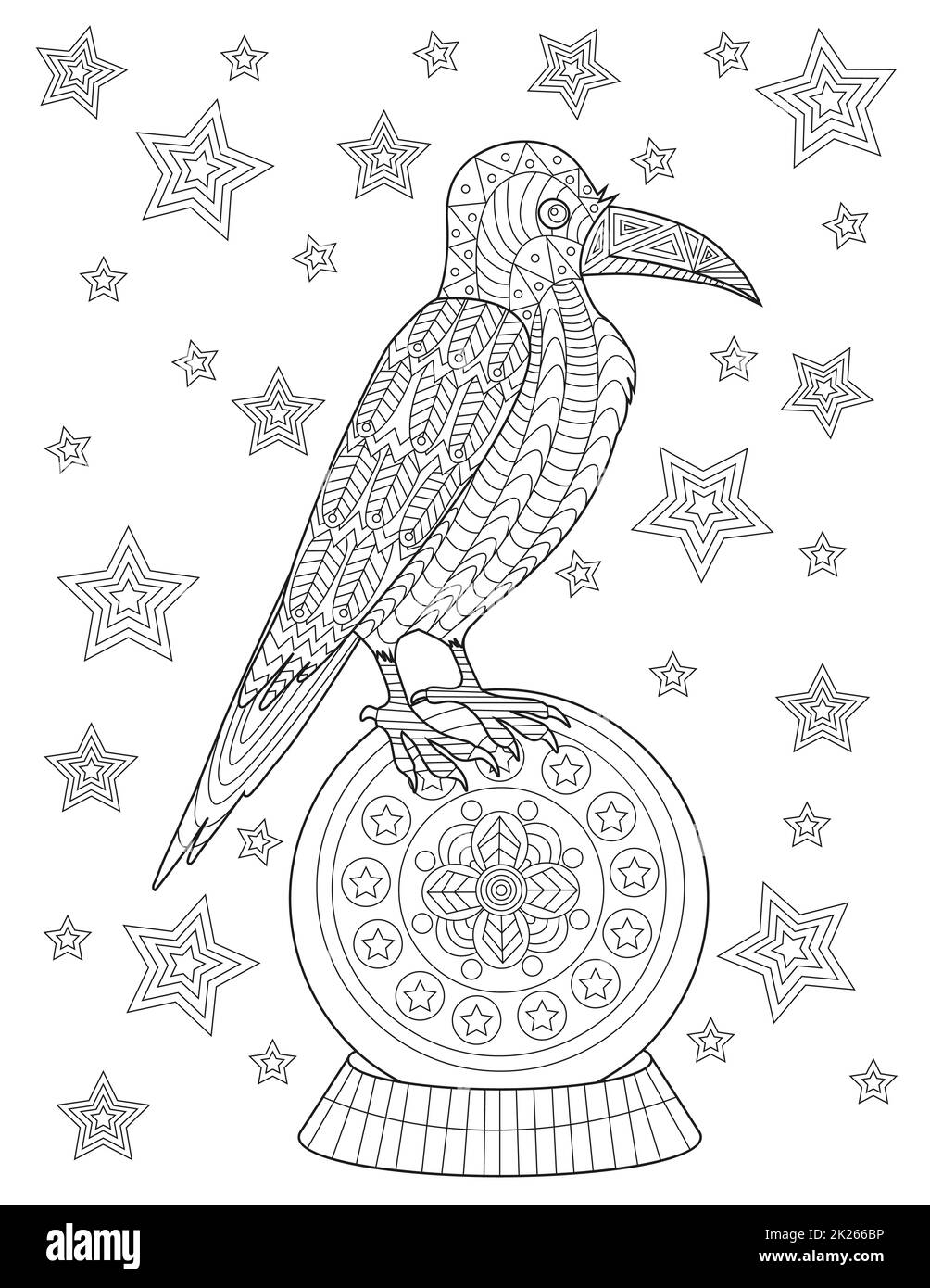 Coloring page ball hi