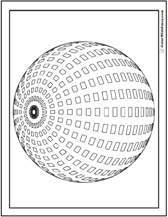 Shape coloring pages â digital pdf squares circles triangles