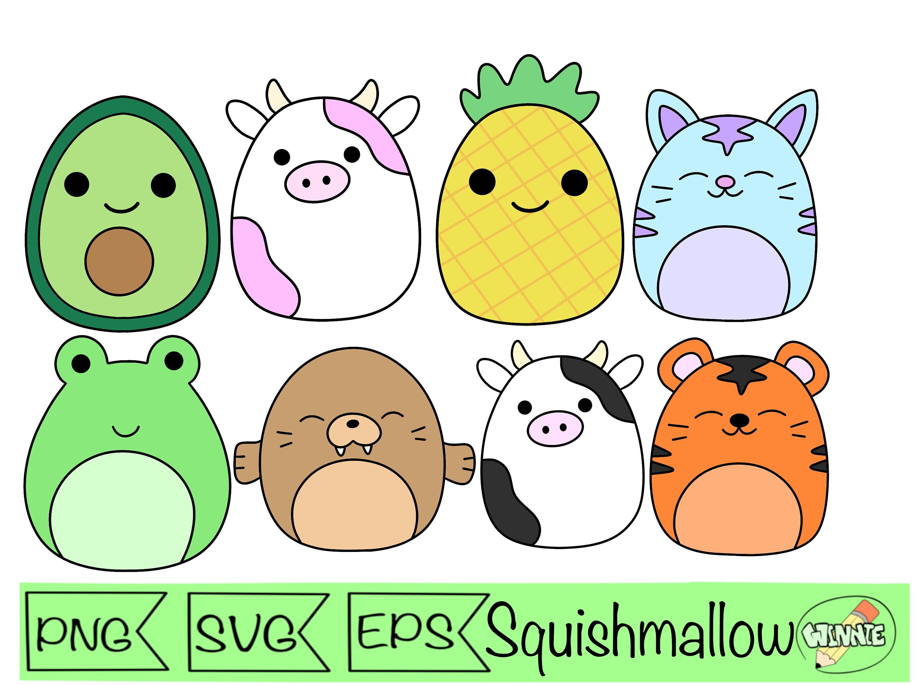 Paper squishy template