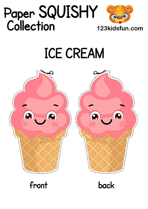 Paper squishy collection kids fun apps printable paper patterns paper toy printable paper toys template