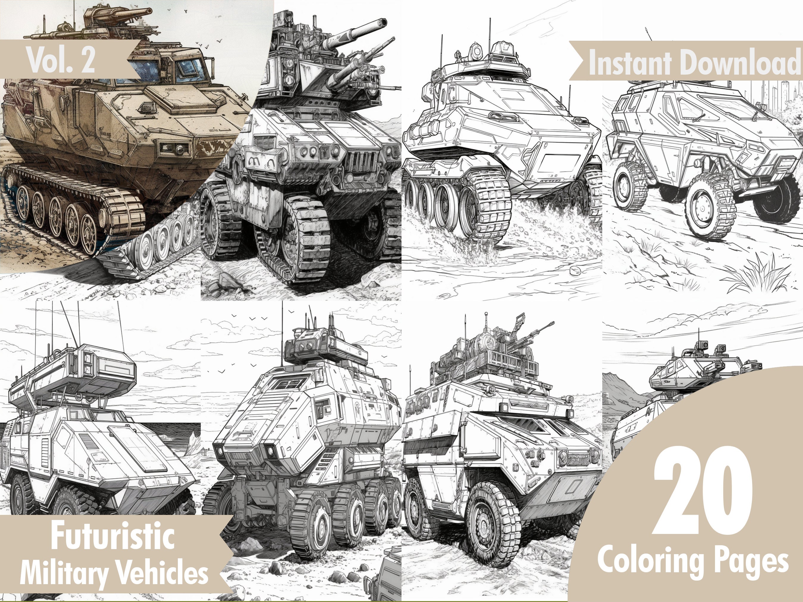Military coloring enthusiasts tank coloring army coloring instant download printable coloring vehicle coloring digital