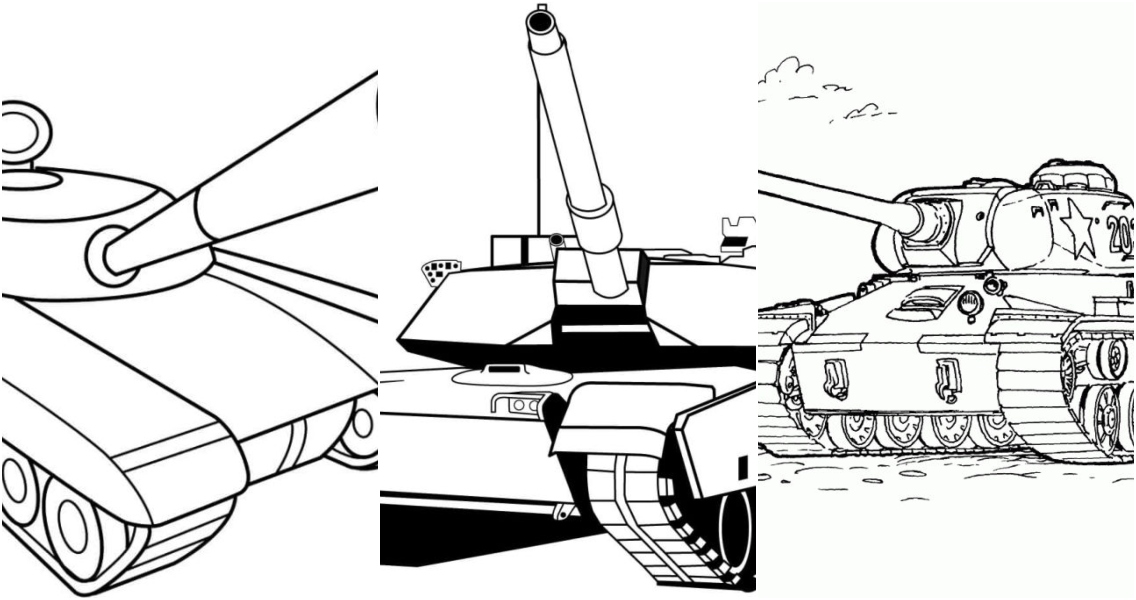 Free tank coloring pages for kids and adults