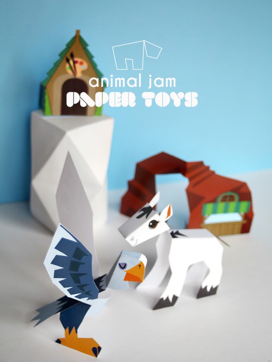 National geographic kids animal jam free printables â coral canyon diy paper toys to make small for big