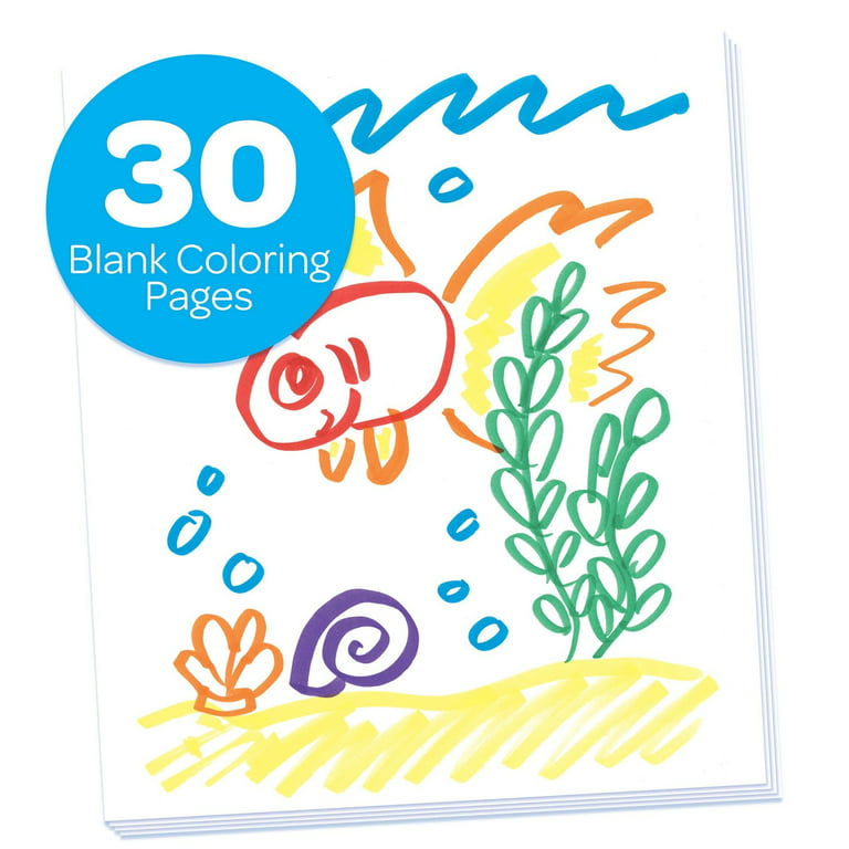 Crayola color wonder mess free coloring pages toddler toys kindergarten school supplies blank refill paper
